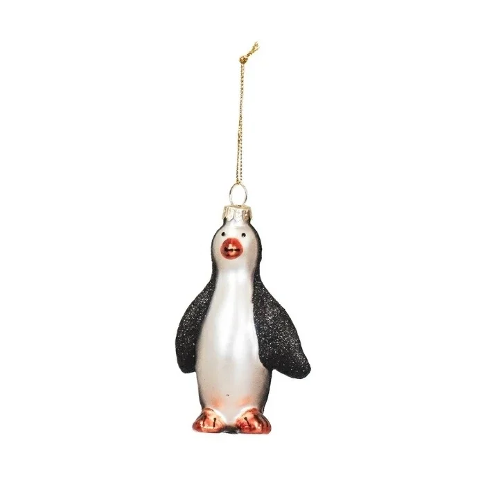 Kerstbal | Kersthanger | Pinguïn | Housevitamin | 6x3,5x10cm