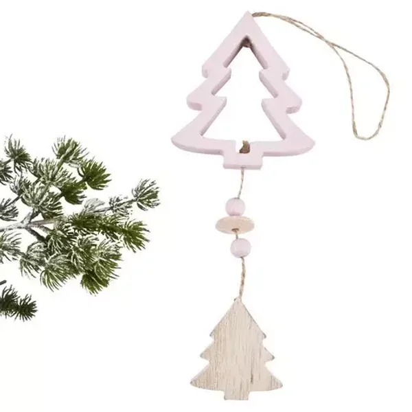 Mooie houten kerstboomhanger
