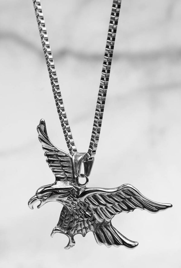 Unisex ketting met hanger adelaar