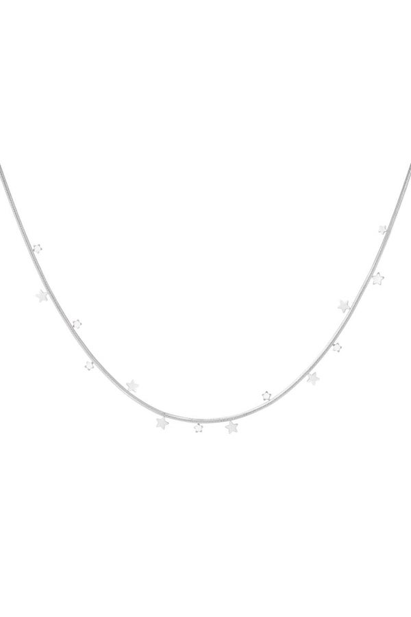 Zilveren Sterrenketting – Stainless Steel Ketting met Sterretjes