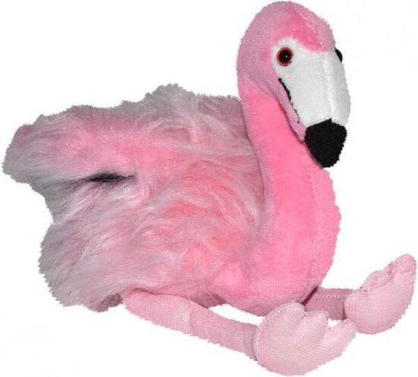Flamingo knuffel 20cm