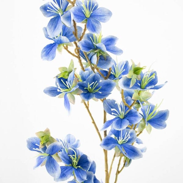 Kunstbloem | Bloesemtak | Bloesem | Blauw | 66cm