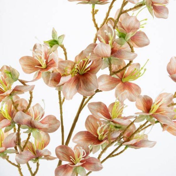Kunstbloem | Bloesemtak | Bloesem | Zalmroze | 66cm