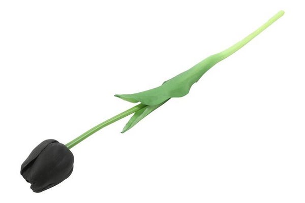 Kunstbloem | Tulp | Realtouch | Zwart | Countryfield | 44cm