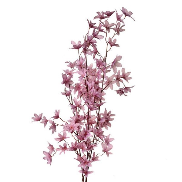Kunstbloem | Kunsttak | Bloesem | Bloemetjes | Paars | 112cm