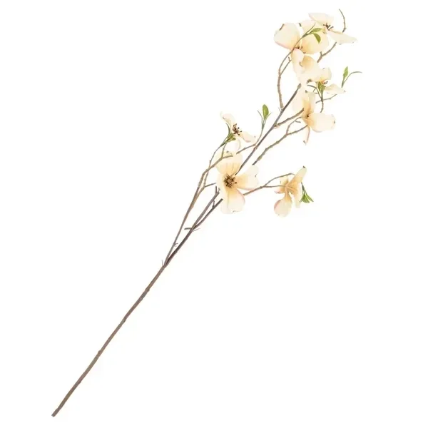 Kunstbloem | Dogwood | Crème | 75cm