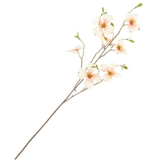 Kunstbloem | Dogwood | Roze | 75cm