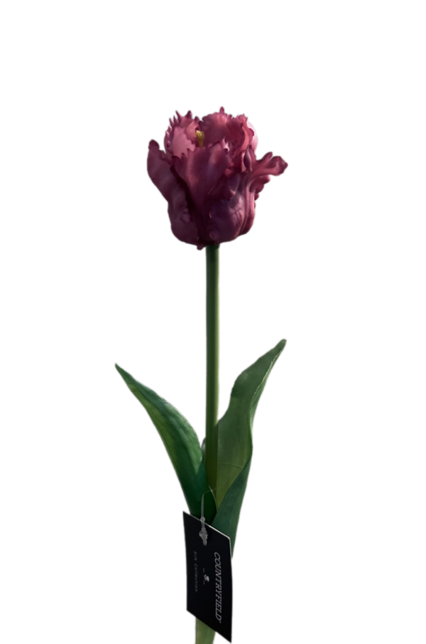 Kunstbloem | Tulp | Parkiettulp | Realtouch | Paars | Countryfield | 41cm