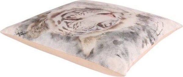 Kussen | Tijger | Witte Tijger | Velvet | Dutch Style | 45x45cm