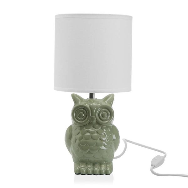 Tafellamp uil groen