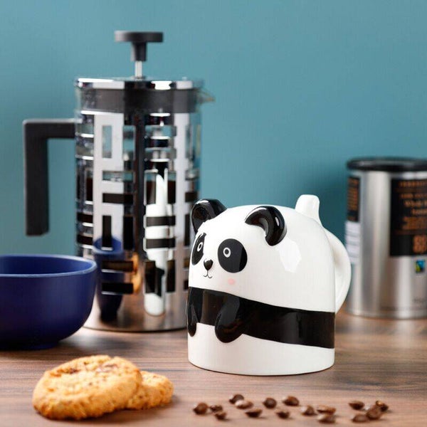 Panda Mok “Upside Down” – 2-in-1 Dierenmok & Decoratie 500ml