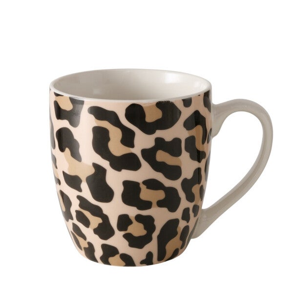 Jumbo Mok Leony – Panterprint Keramiek 400 ml