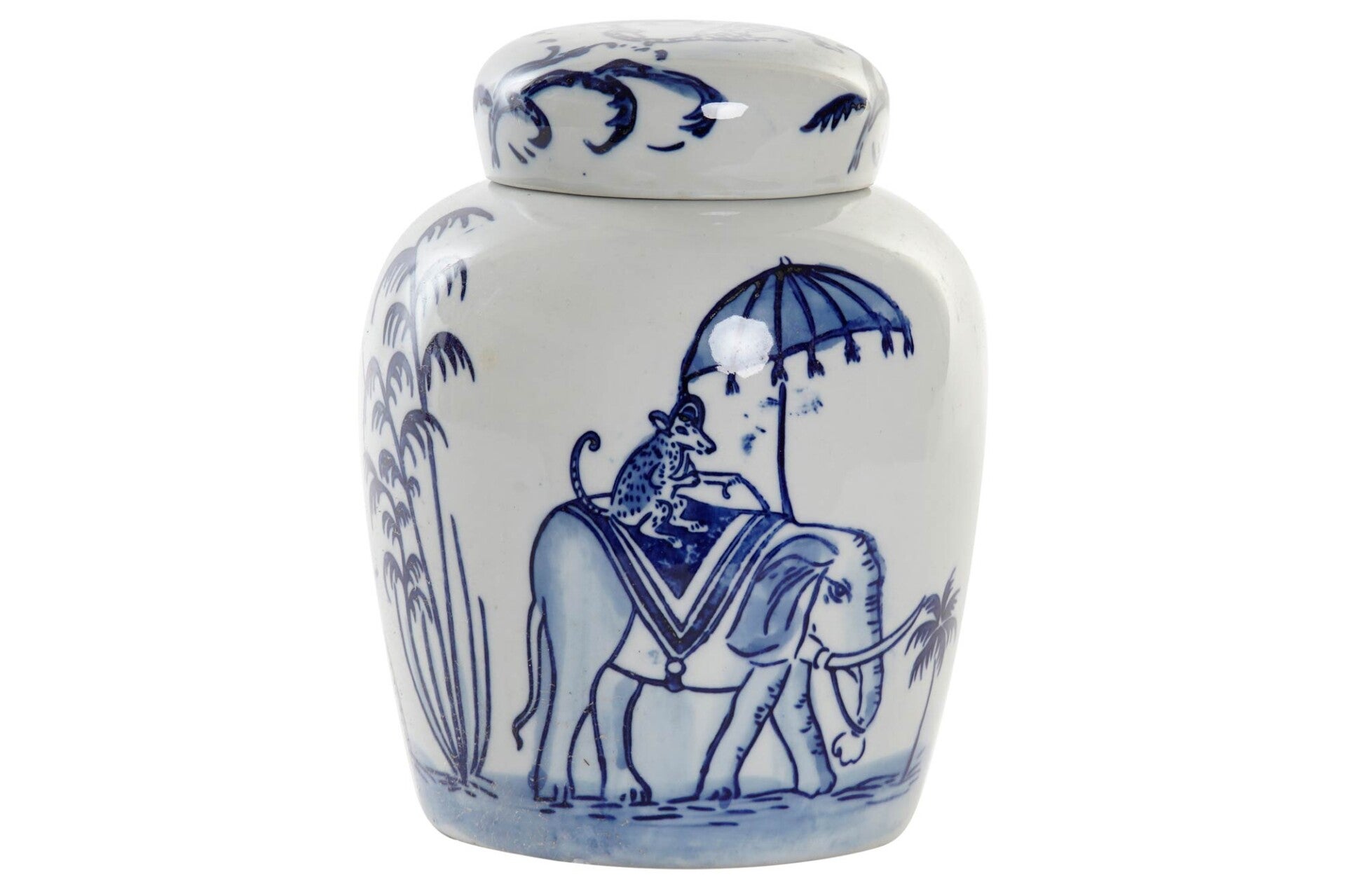 Vaas / voorraadpot olifant