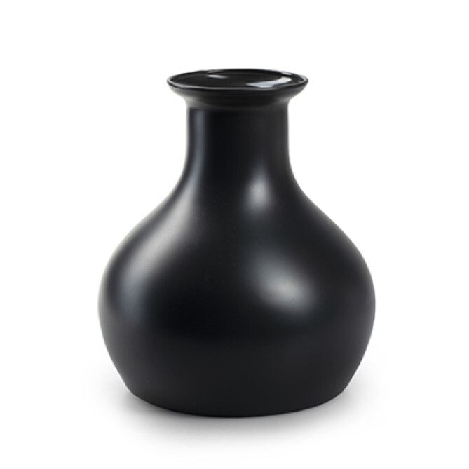 Vaas fles mat zwart