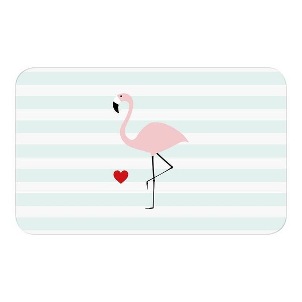 Ontbijtplankje met flamingo