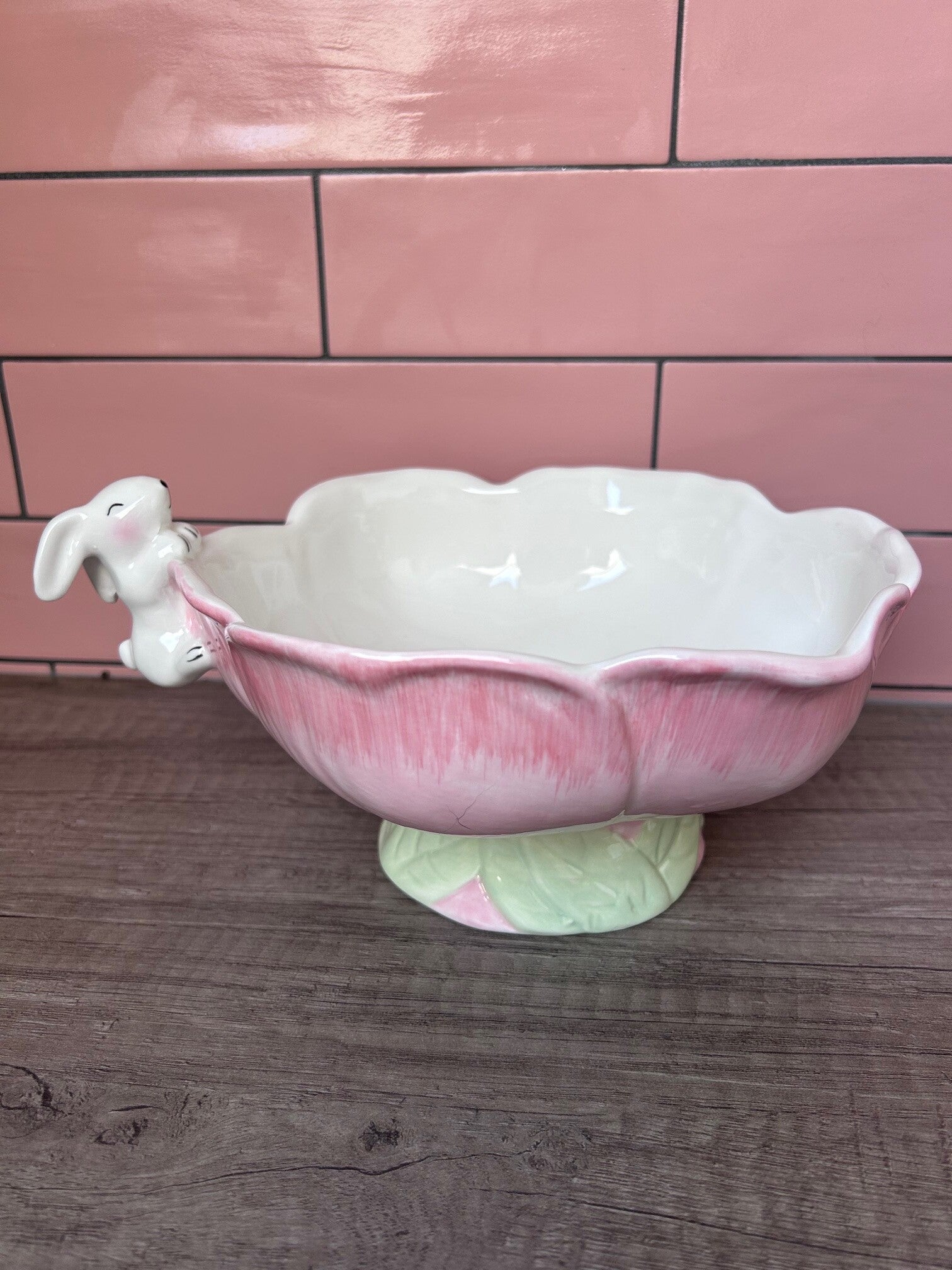 Paasschaal Konijn Roze – Elegante Bowl voor Jouw Paastafel! 🐰🌸
