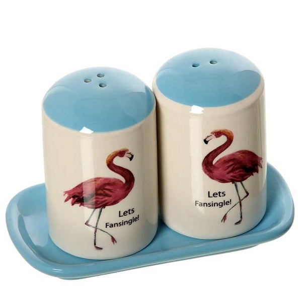 Peper en zoutstel flamingo