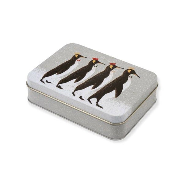 Bewaarblikje pinguïns