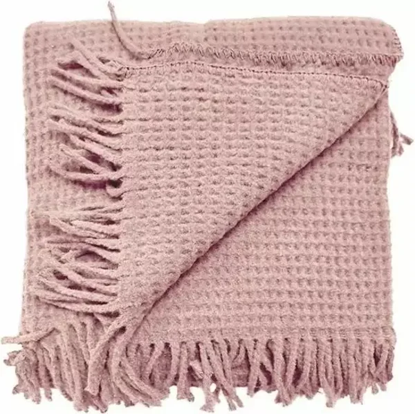 Plaid / deken Selien Old Pink