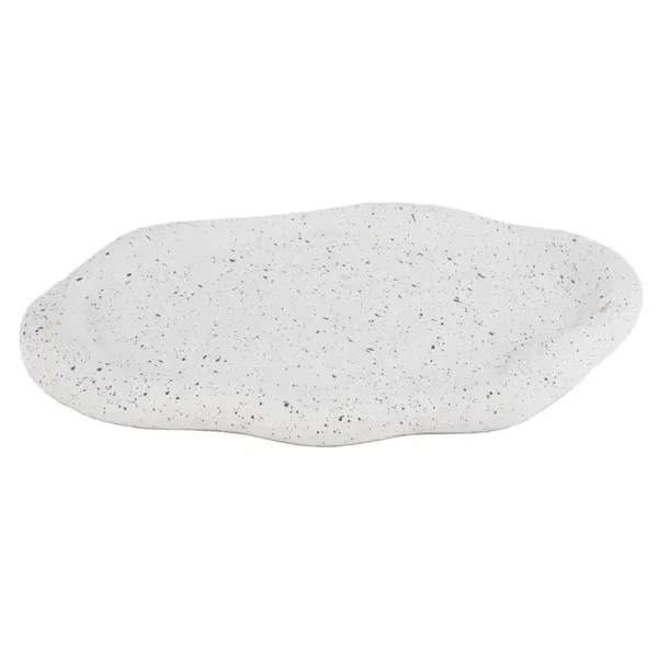 Plateau | Organisch | Wit | Keramiek | 28x18x2cm