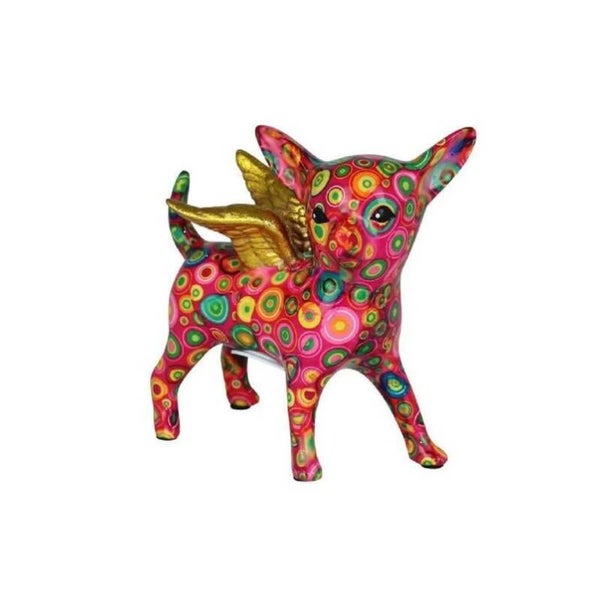 Decoratieve spaarpot hond Nanou Jazzberry Lucky Circles