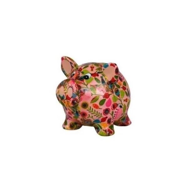 Decoratieve spaarpot varken Rosie in licht roze (pink strawberry fields)