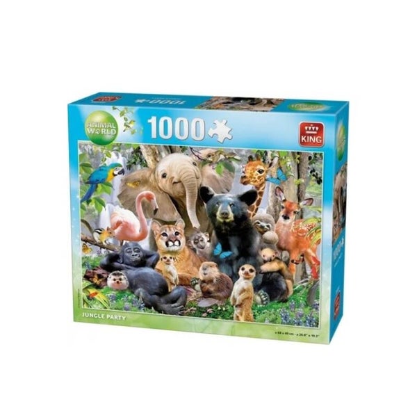 Puzzel 'Jungle Party' (1.000 stukjes)