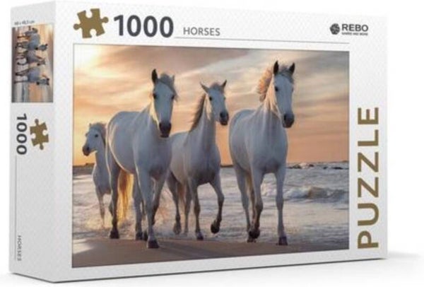Puzzel paarden 'Running Horses' (1000 stukjes)