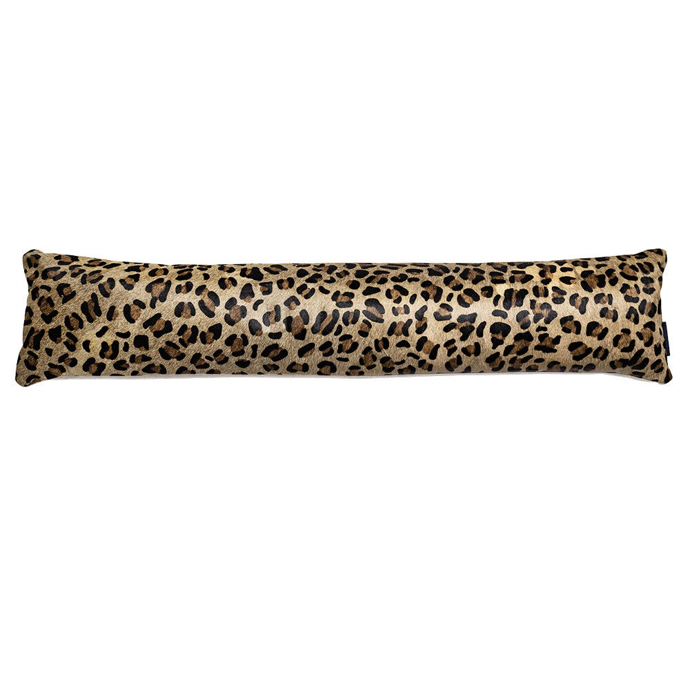 Tochtkussen | Tochtrol | Luipaard | Panter | Beige | Leer | Mars & More | 90cm