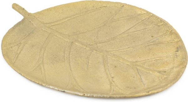 Schaaltje bladvorm goud of zwart