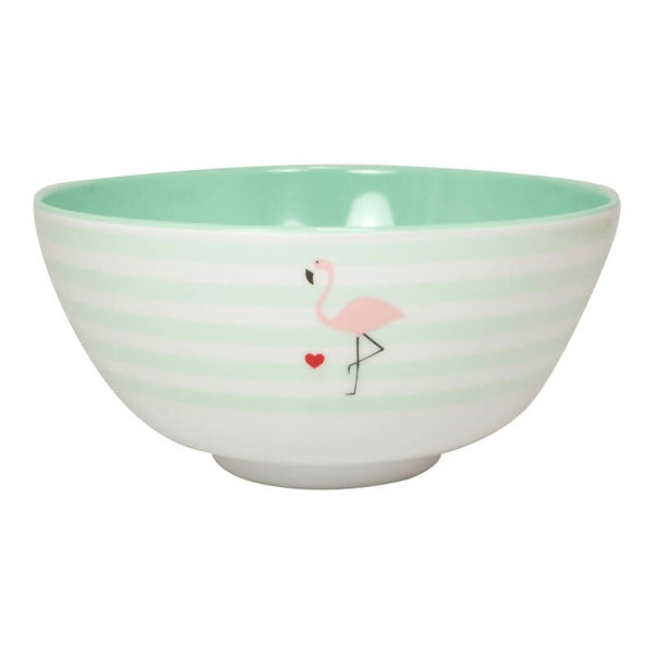 Schaaltje / kom met flamingo