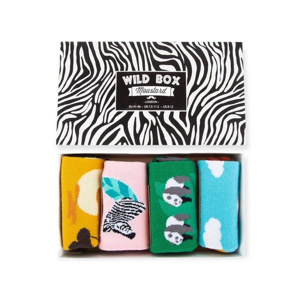Sokken "Wild Box" in geschenkdoos