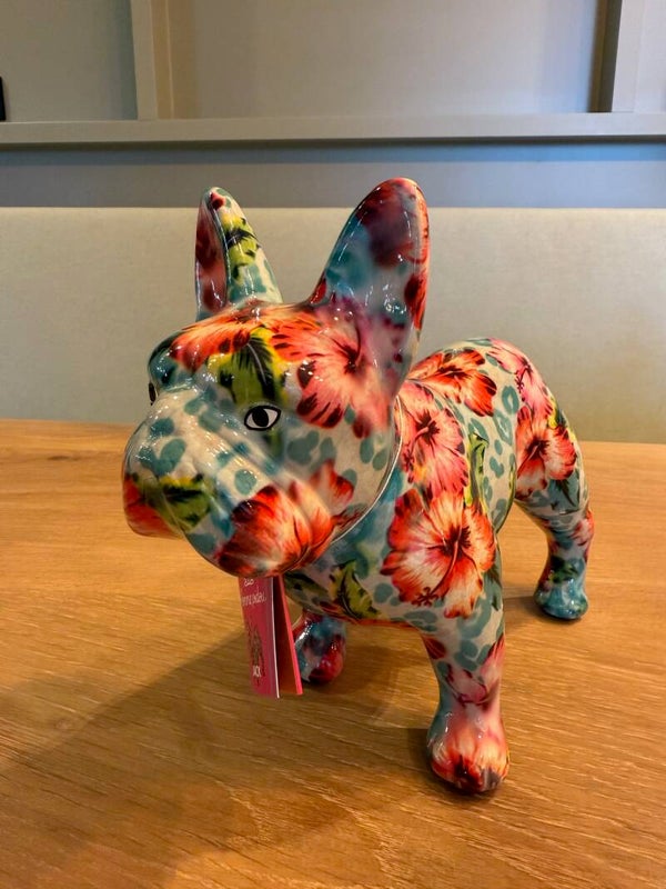 Spaarpot Bulldog Jack – Hibiscus Mint Kiss