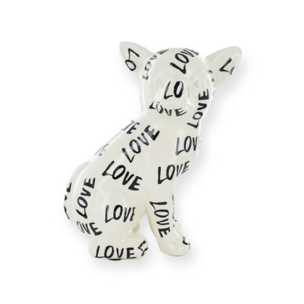 Groot beeld hond chihuahua Nanou love