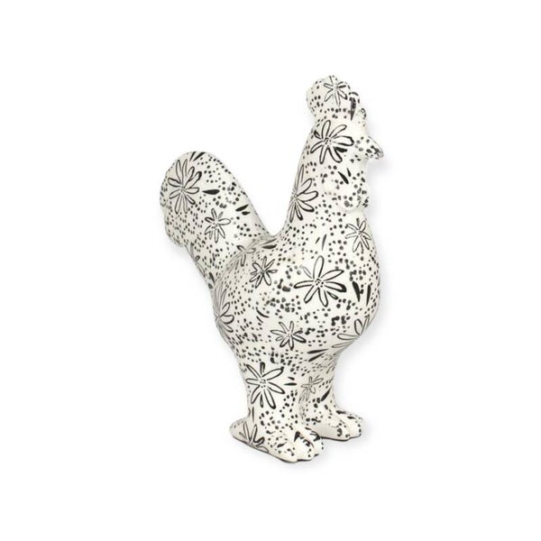 Spaarpot haan Edson zonnebloemprint