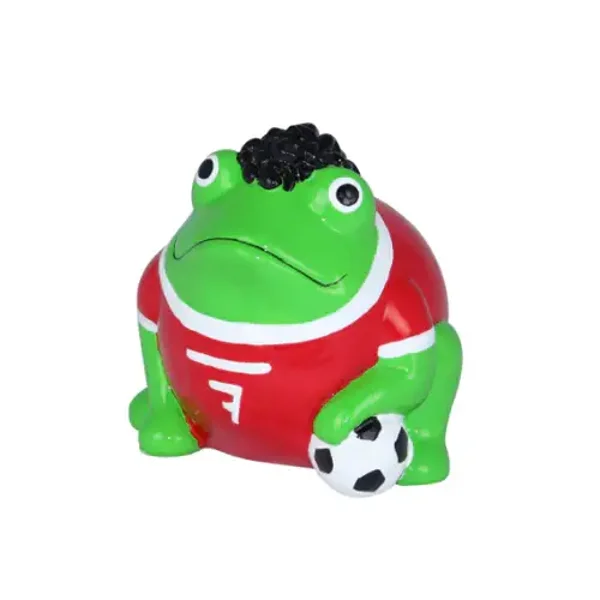 🐸 Pomme Pidou Spaarpot – Voetbal Kikker Freddy | 8x9x10cm