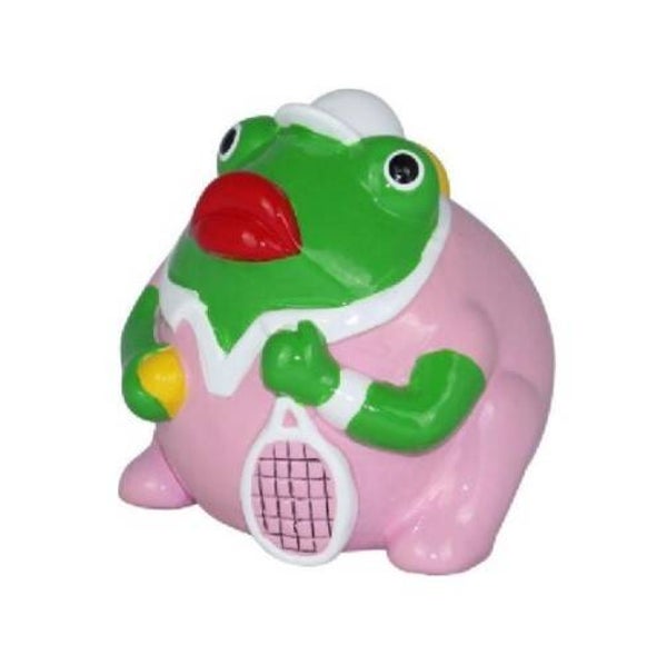 🐸 Pomme Pidou Spaarpot – Tennis Kikker Frida | 8x9x10cm