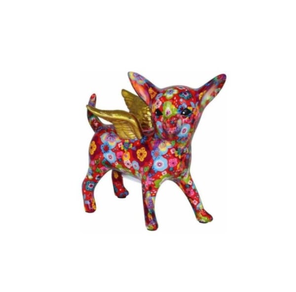 Decoratieve spaarpot hond Nanou Its Raining In Paris