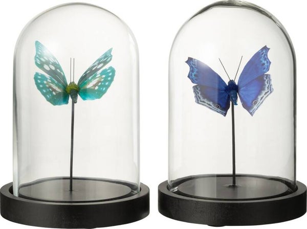 Beeld Vlinder in Stolp  – Turquoise of Paars
