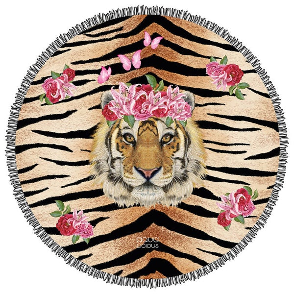 Strandlaken / Roundie  Tijger Lily