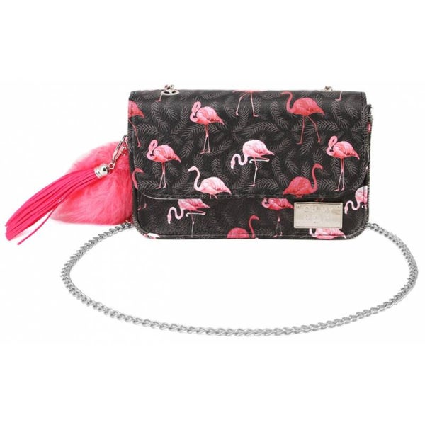 Schoudertas flamingo