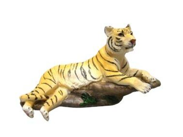 Beeld | Tijger | Polyresin | 15x7,5x8,5cm