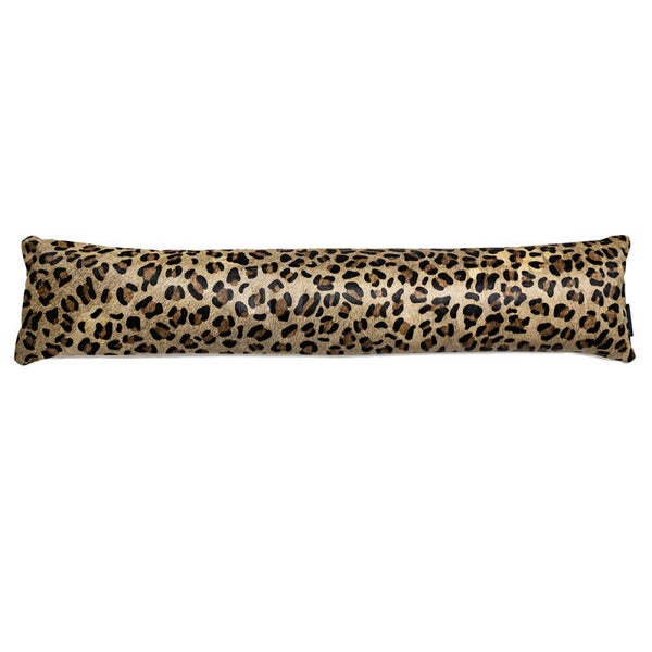 Tochtkussen | Tochtrol | Luipaard | Panter | Beige | Leer | Mars & More | 90cm