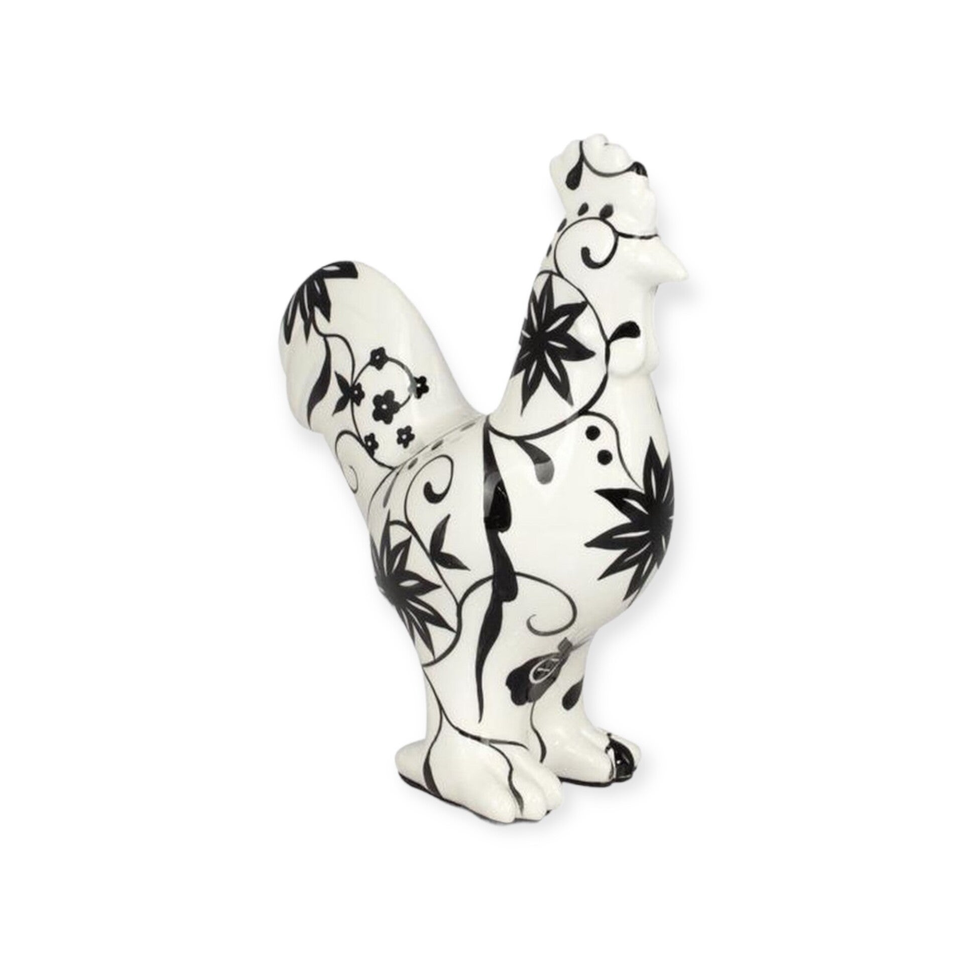 Spaarpot haan Edson bloemenprint