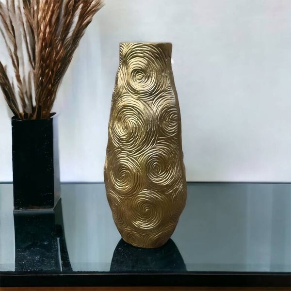Colmore vaas spiraal goud