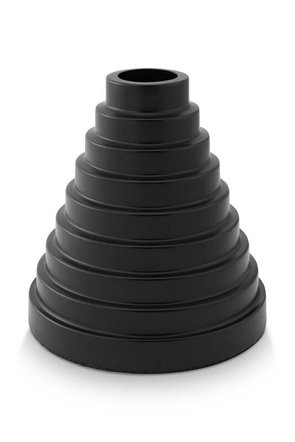 Vaas | Zwart | Layers | VT Wonen | Metaal | 20x20x20cm