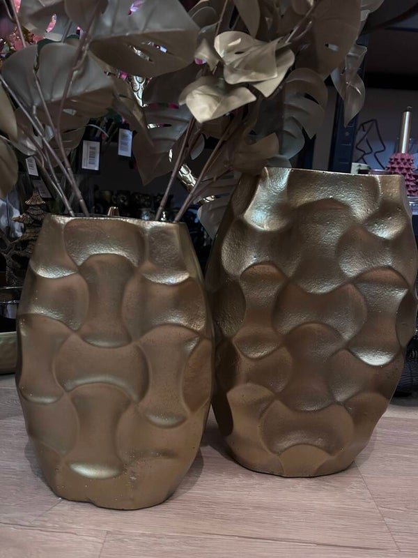 Colmore vaas relief goud (groot of klein)