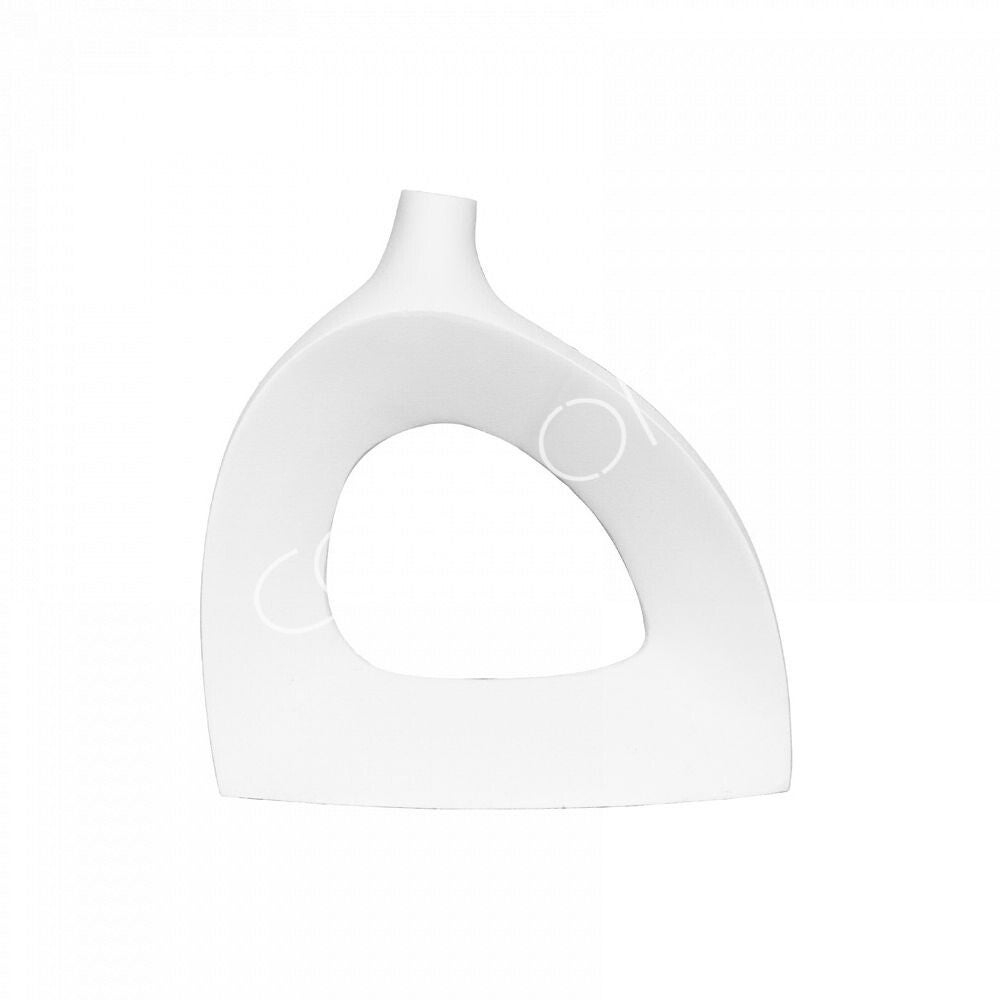 Vaas | Wit | Colmore | in 2 maten | aardewerk