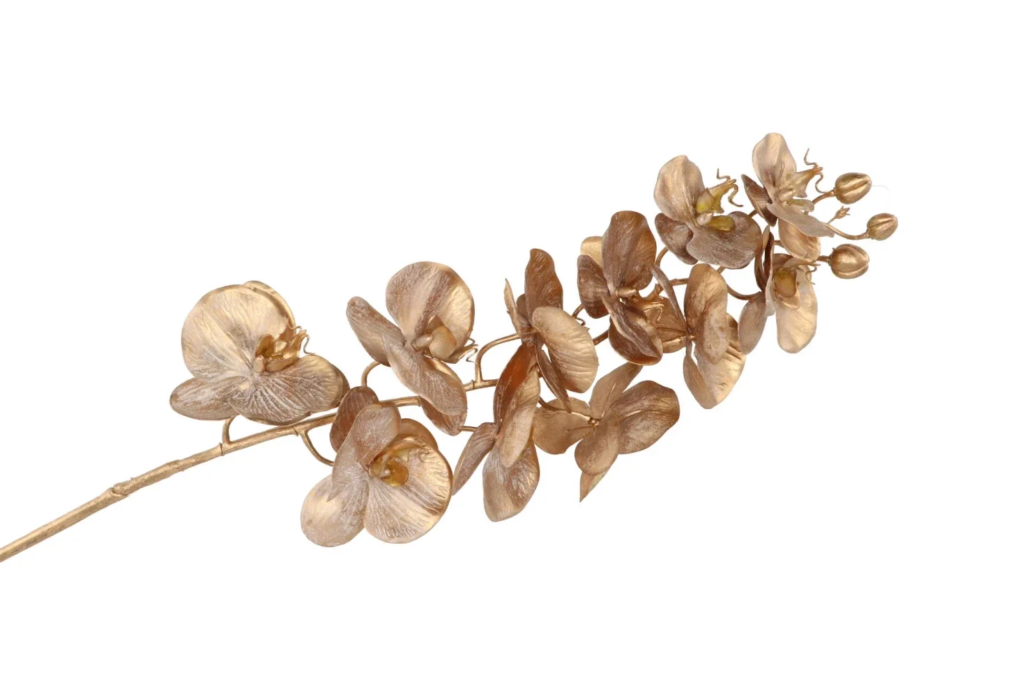 Zijdenbloem gouden orchidee (73cm)