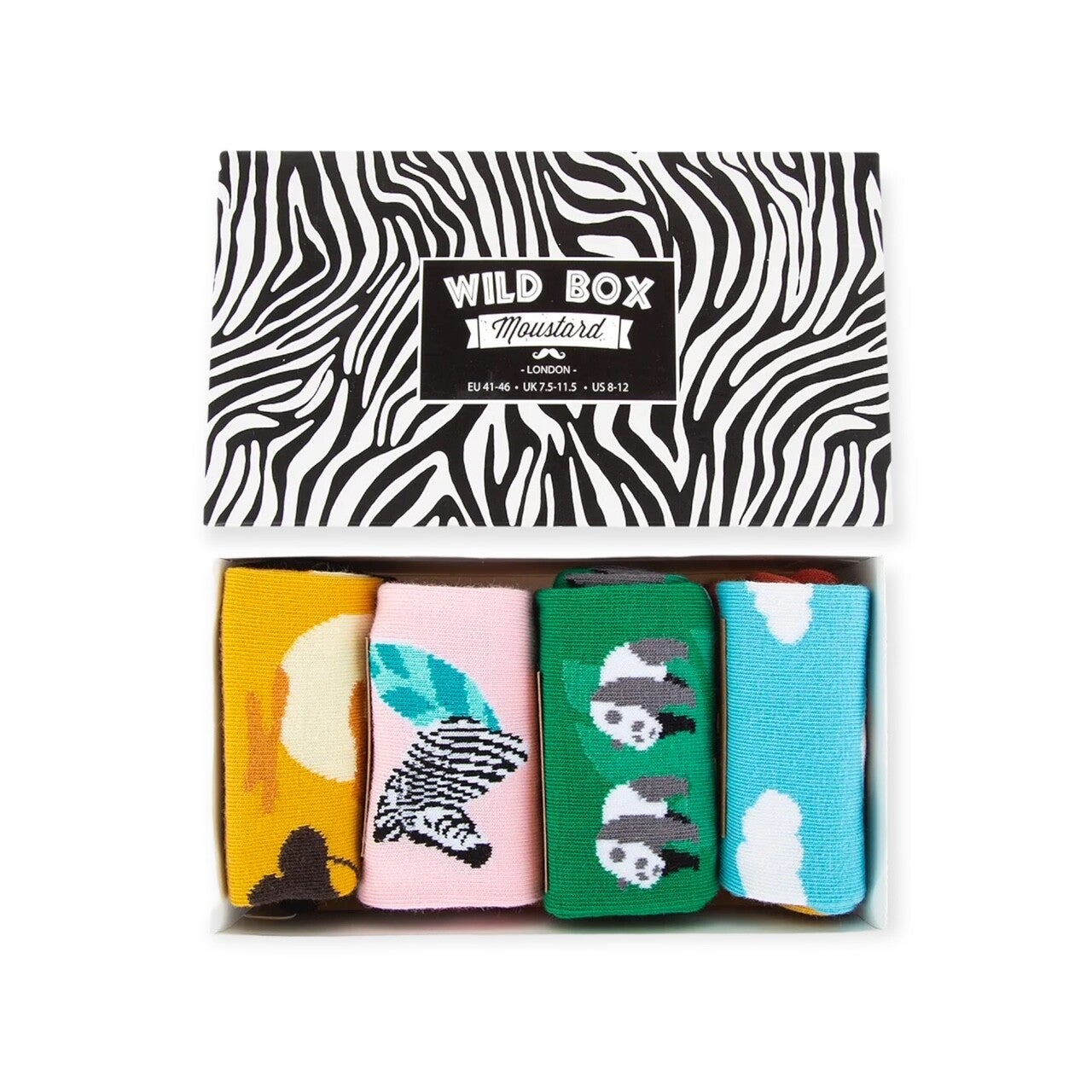 Sokken "Wild Box" in geschenkdoos